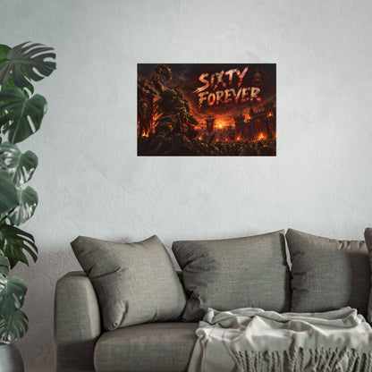 Sixty Forever War-Art Poster — Dark Fantasy Fine Art Print