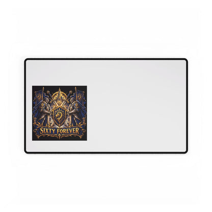 Gaming Desk Mat — "Sixty Forever" Fantasy Crest Mousepad