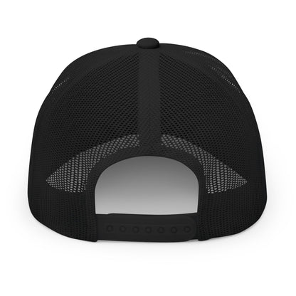Embroidered Trucker Cap — 'Need Before Greed' Patch