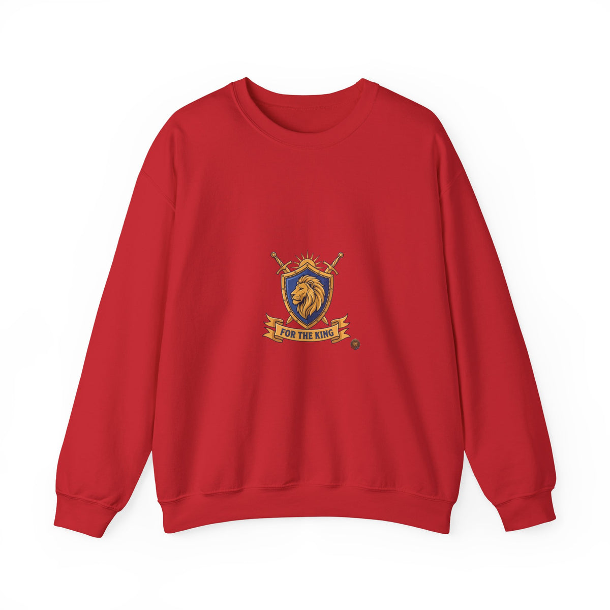 Lion Crest Crewneck Sweatshirt — Be the King Graphic