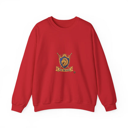 Lion Crest Crewneck Sweatshirt — Be the King Graphic