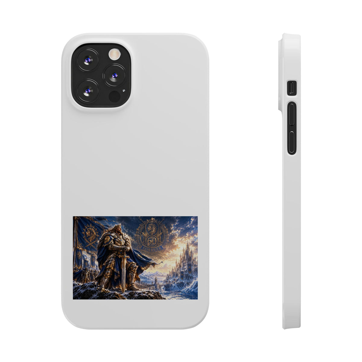 Viking Warrior Slim Phone Case — Norse Saga Art