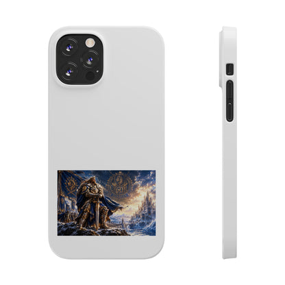 Viking Warrior Slim Phone Case — Norse Saga Art