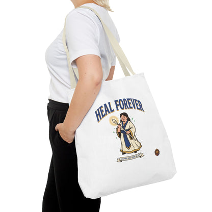 Heal Forever Tote Bag — Cute Cleric RPG Healing Illustration Tote