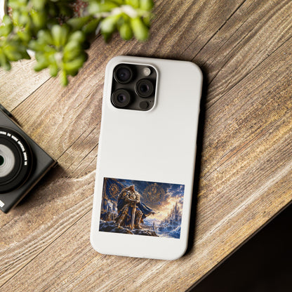 Viking Warrior Slim Phone Case — Norse Saga Art