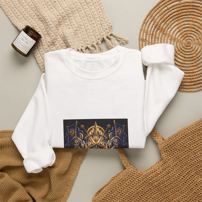 Crewneck Sweatshirt — Sixty Forever Ornate Shield Graphic