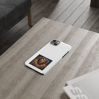 Slim Phone Case — Fantasy Shield Orc & Lion Crest "Sixty Forever"