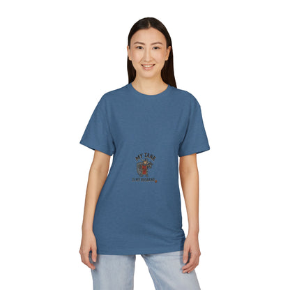 T-Shirt — "My Tank Is My Husband" Cute Military Tank Graphic Tee