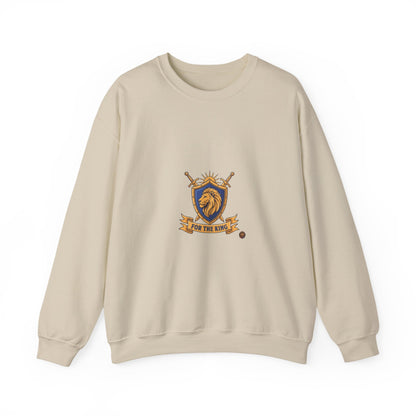 Lion Crest Crewneck Sweatshirt — Be the King Graphic