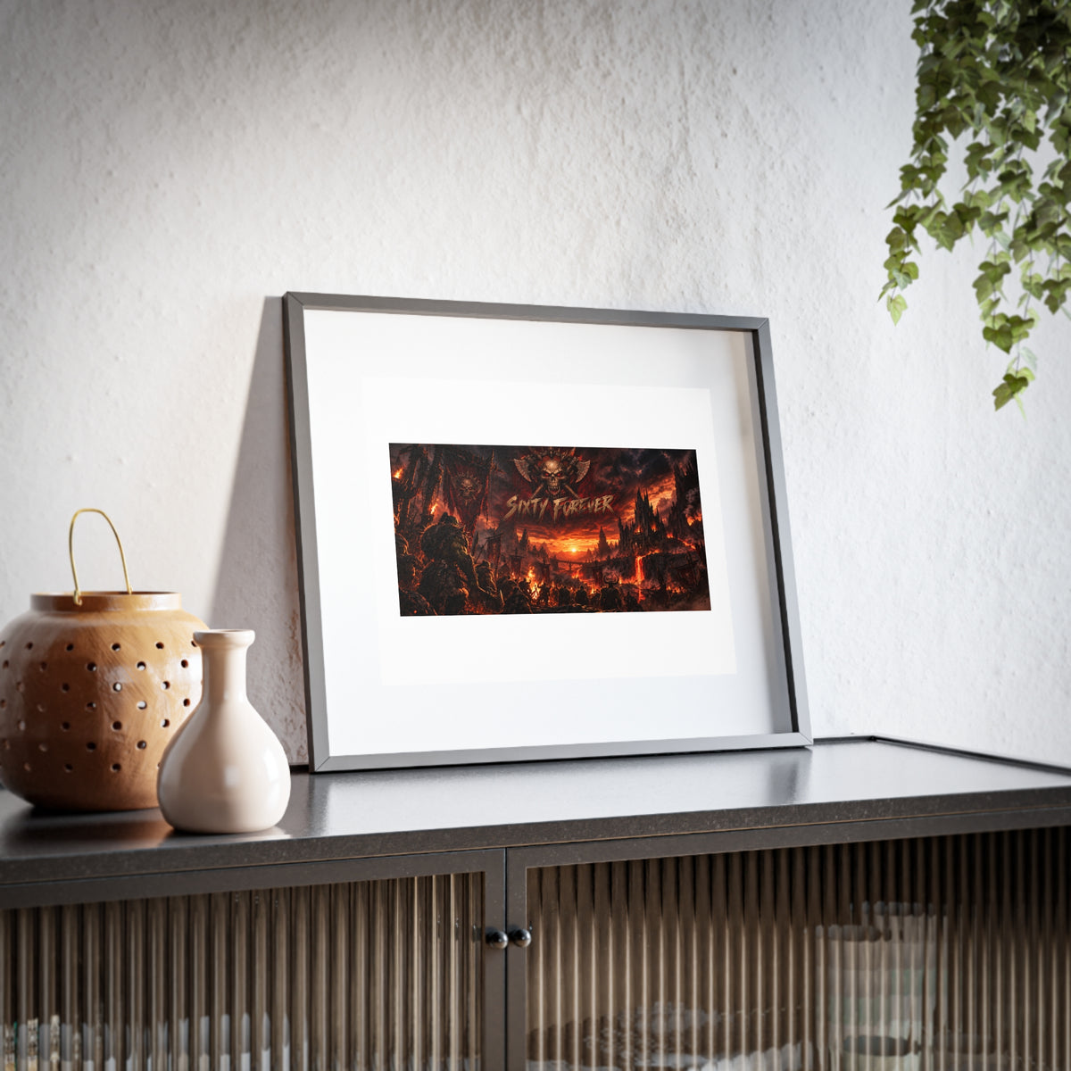 Framed Poster — Dark Fantasy 'Sinner' Matte Art Print