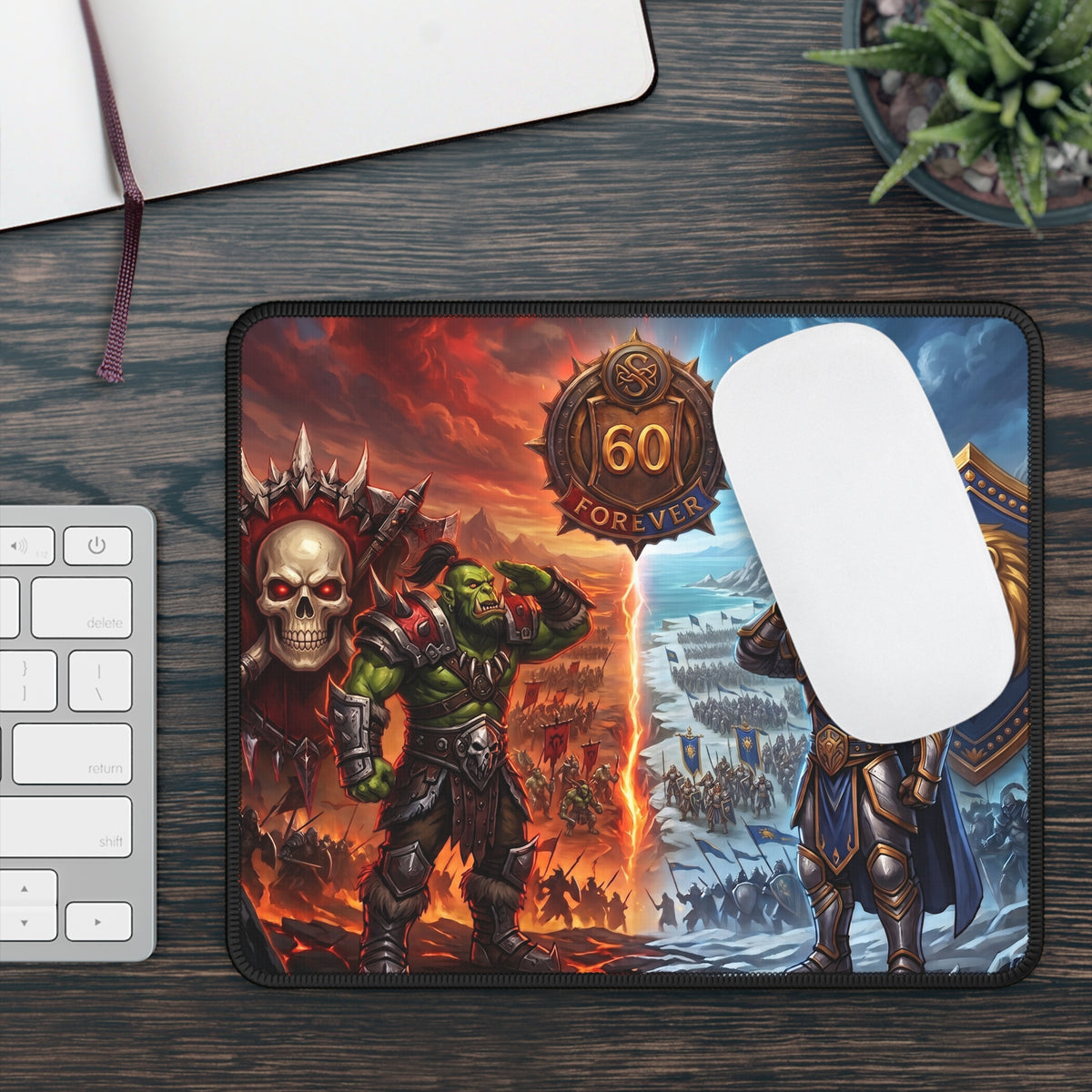 Gaming Mouse Pad — 60 Forever Battle Pad