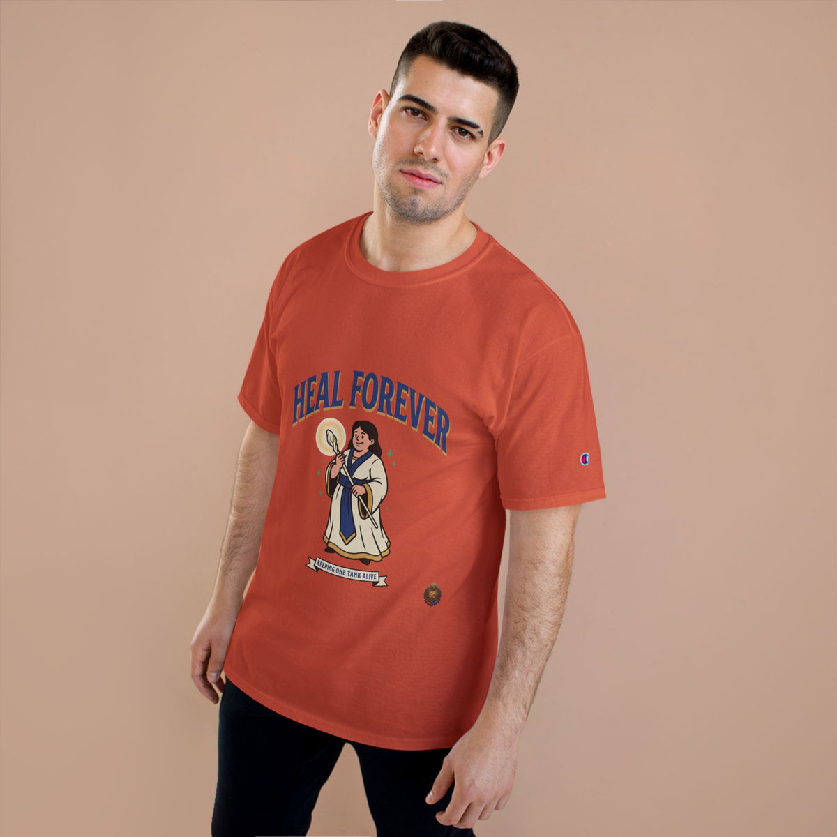 Heal Forever T-Shirt — Retro Saint Healing Graphic Tee