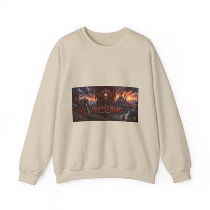 Crewneck Sweatshirt — Red Dead Scenic Game Logo Graphic