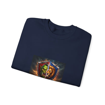 Fantasy Crest Crewneck Sweatshirt — "Forever" Shield Graphic