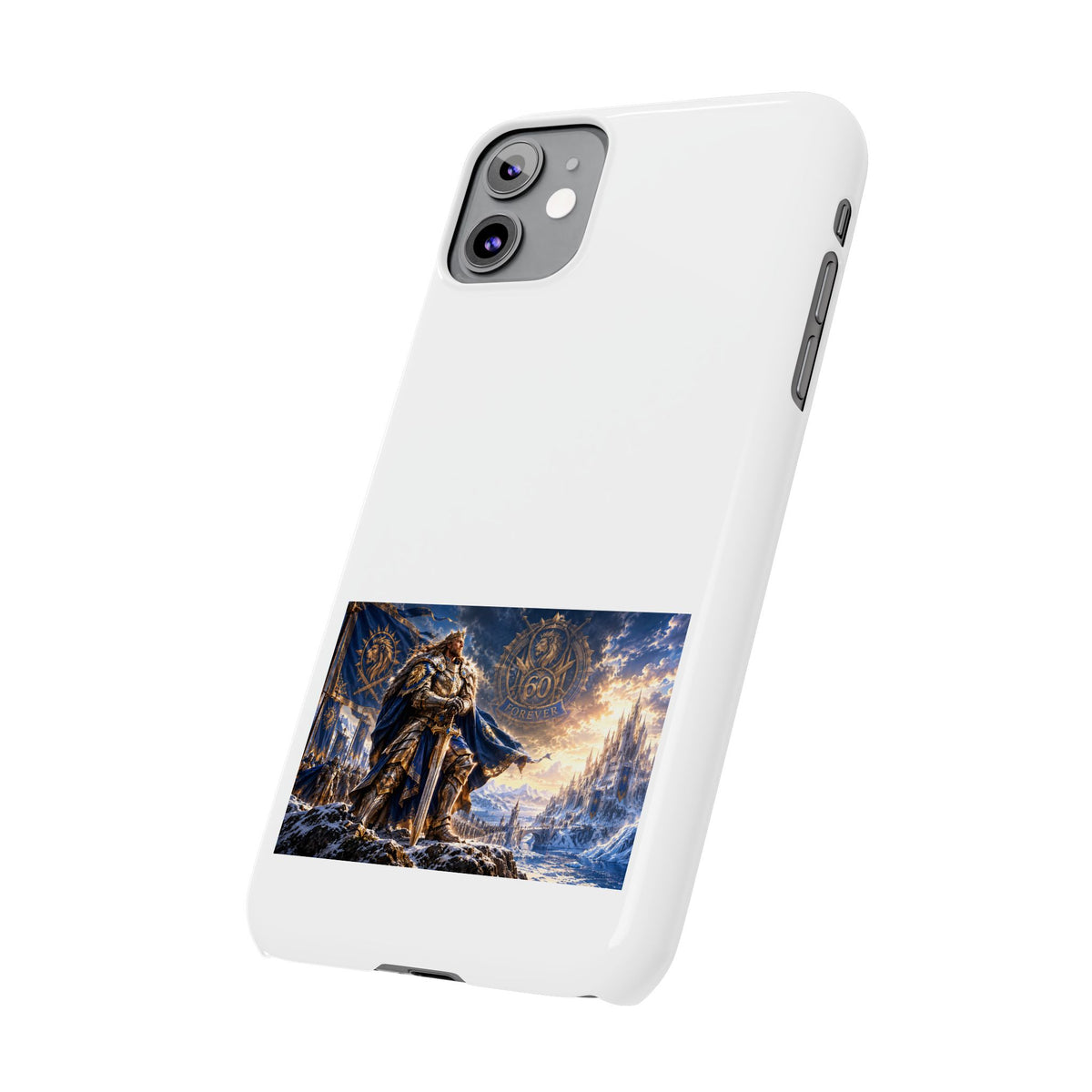 Viking Warrior Slim Phone Case — Norse Saga Art
