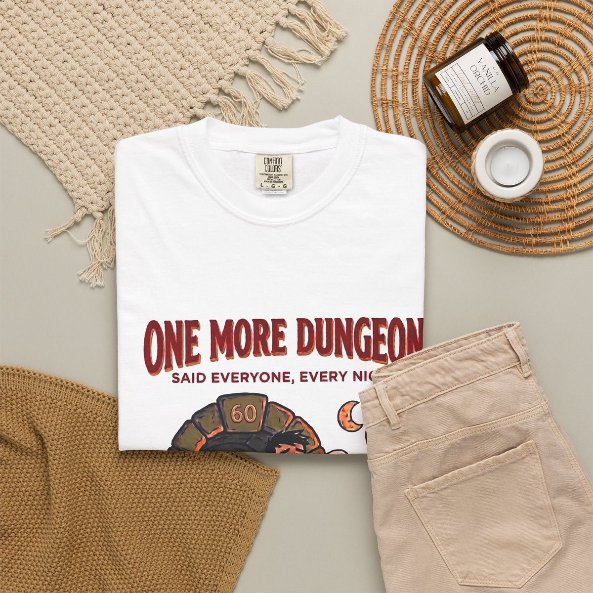 One More Dungeon T-Shirt — Funny RPG Gamer Tee