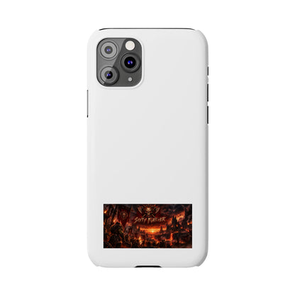 Slim Phone Case — Dark Fantasy Cityscape "Soft Panic" Design