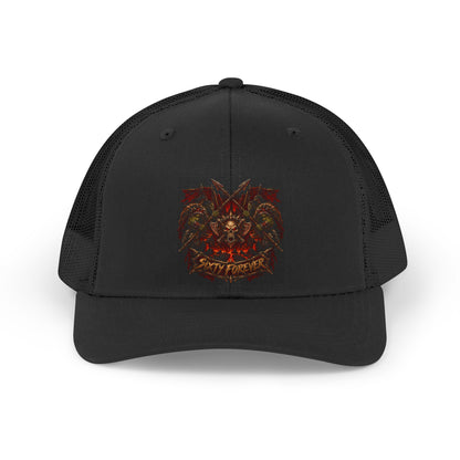 Retro Trucker Hat — 'Stay Forever' Apocalyptic Graphic