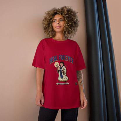 Heal Forever T-Shirt — Retro Saint Healing Graphic Tee