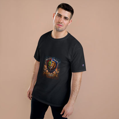 Champion T-Shirt - "Victory Forever" Fantasy Shield Gamer Tee