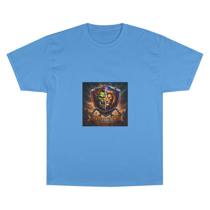 Champion T-Shirt - "Victory Forever" Fantasy Shield Gamer Tee