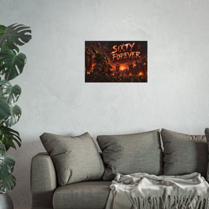 Sixty Forever War-Art Poster — Dark Fantasy Fine Art Print