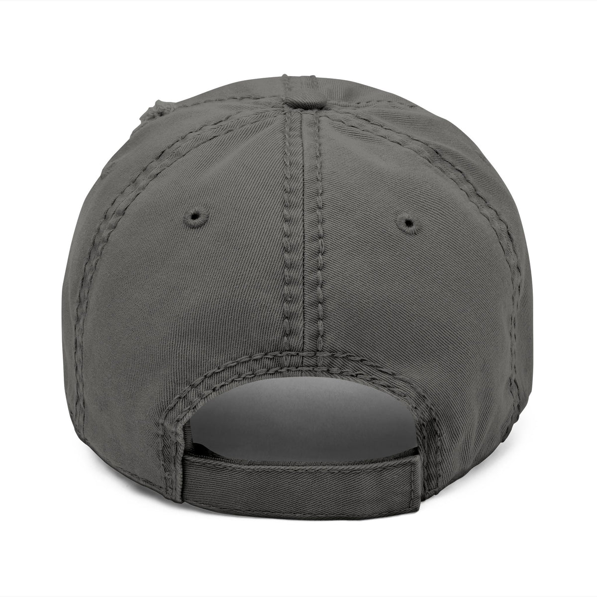 Distressed Embroidered Dad Hat - Native American Chief Design