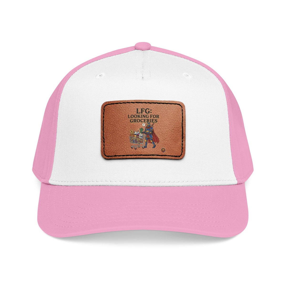 Leather Patch Baseball Cap — 'Need More Greens' Garden Hat