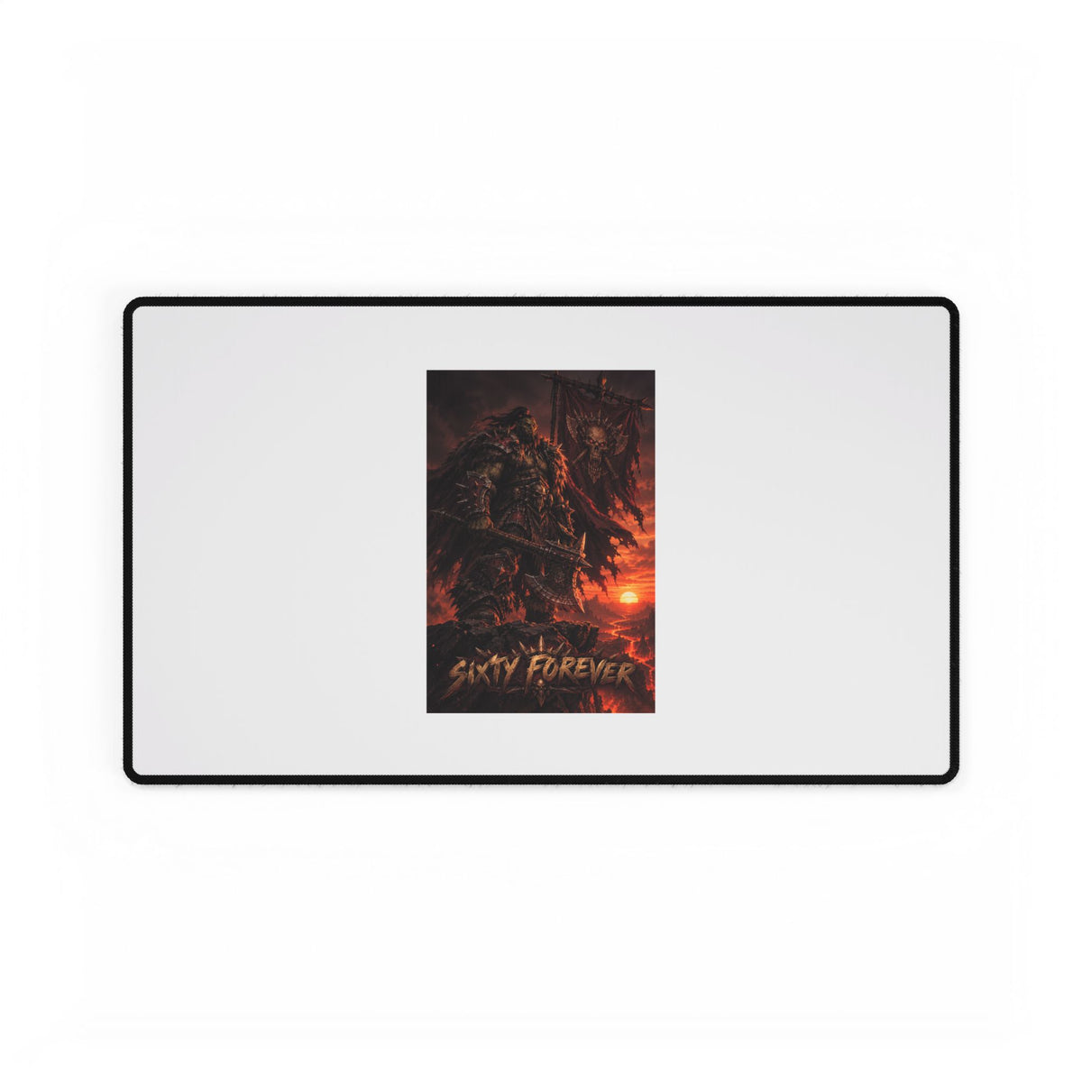 Gaming Desk Mat — 'Stay Forever' Dark Fantasy Sunset Design