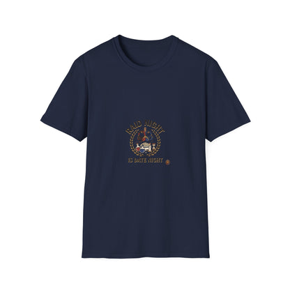 Raid Night Is Date Night T-Shirt — Military Skull Crest Graphic Tee