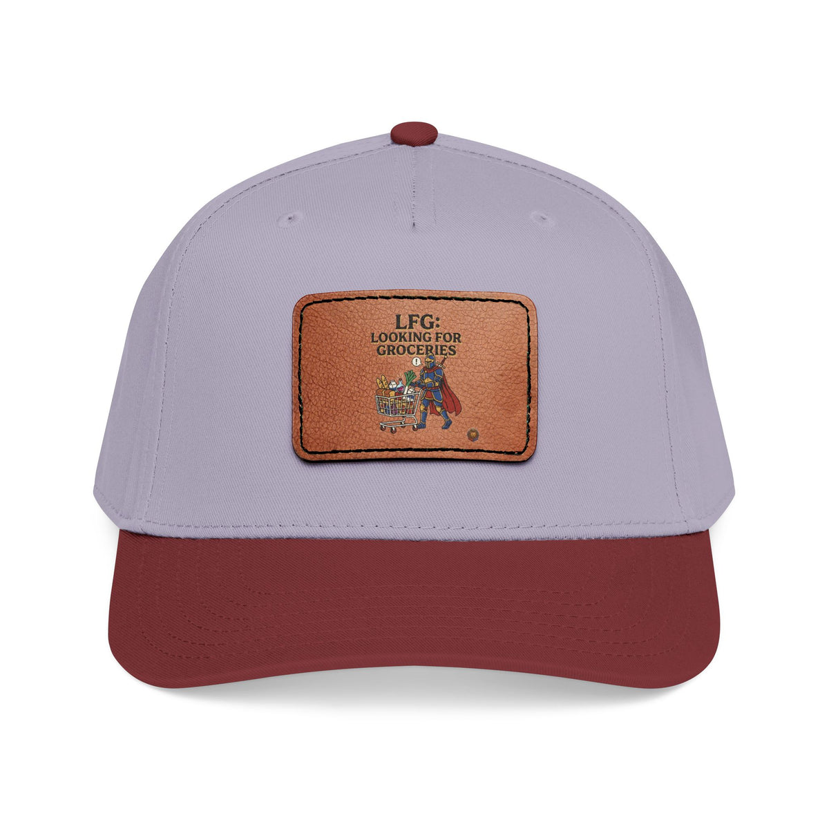 Leather Patch Baseball Cap — 'Need More Greens' Garden Hat