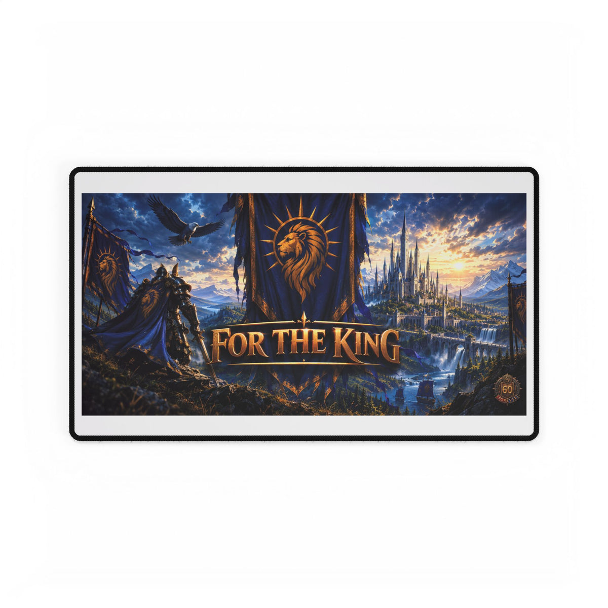For The King Gaming Desk Mat — Epic Fantasy Mousepad