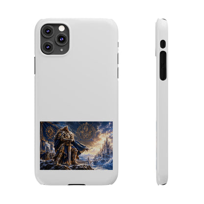 Viking Warrior Slim Phone Case — Norse Saga Art