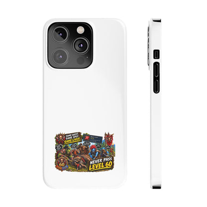 Level 60 Gamer Collage Slim Phone Case
