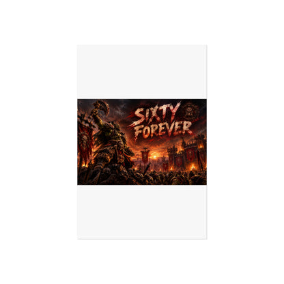 Sixty Forever War-Art Poster — Dark Fantasy Fine Art Print