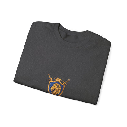 Lion Crest Crewneck Sweatshirt — Be the King Graphic