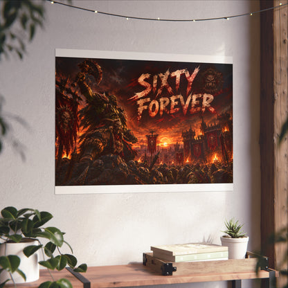 Sixty Forever War-Art Poster — Dark Fantasy Fine Art Print