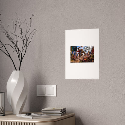 Gloss Poster — 'Leeroy Jenkins' Fantasy Gaming Print