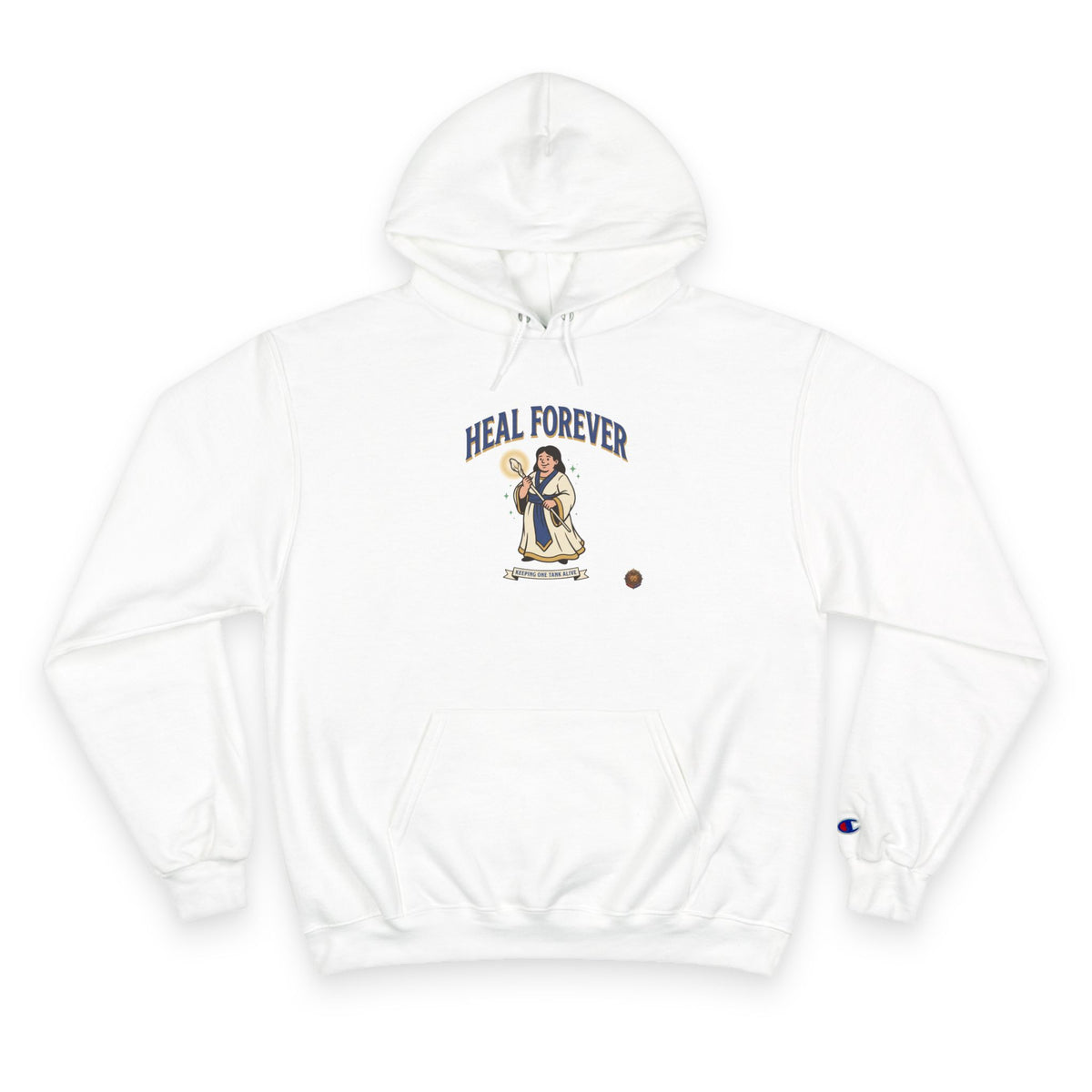 Heal Forever Hoodie - Vintage Angel Graphic Champion Hoodie