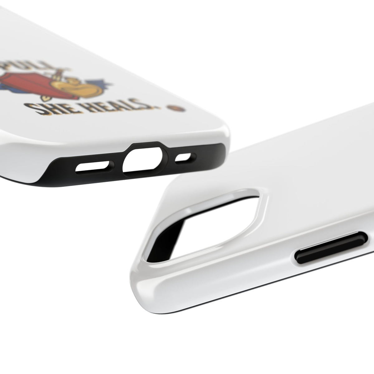 Phone Case — "I Pull, She Heals" RPG Couple Gaming Protective Case