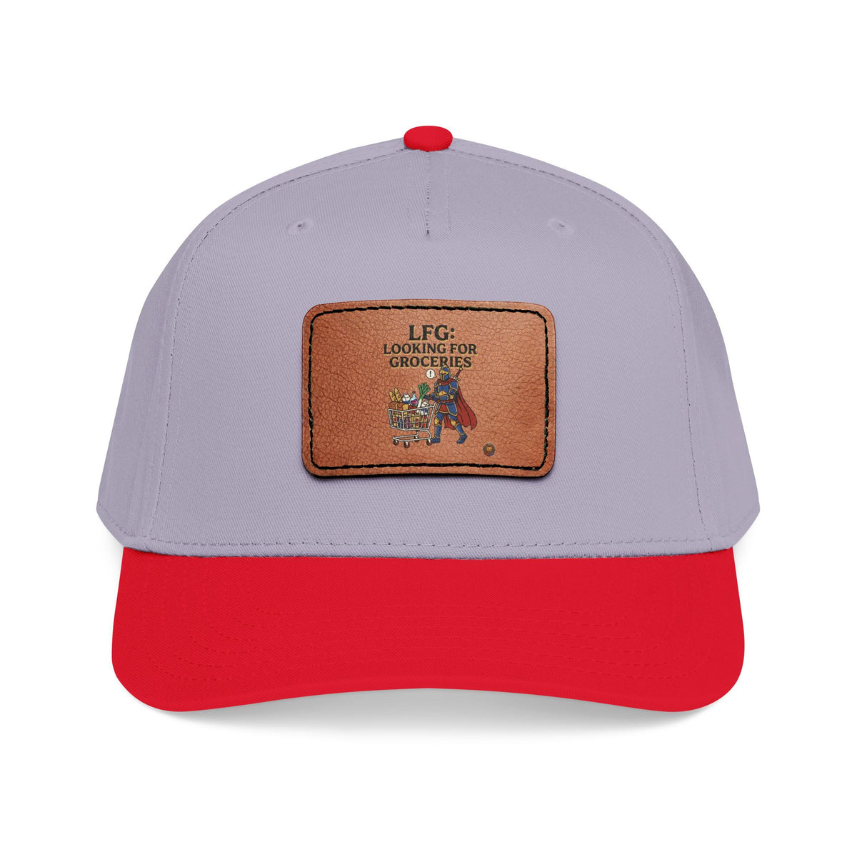 Leather Patch Baseball Cap — 'Need More Greens' Garden Hat