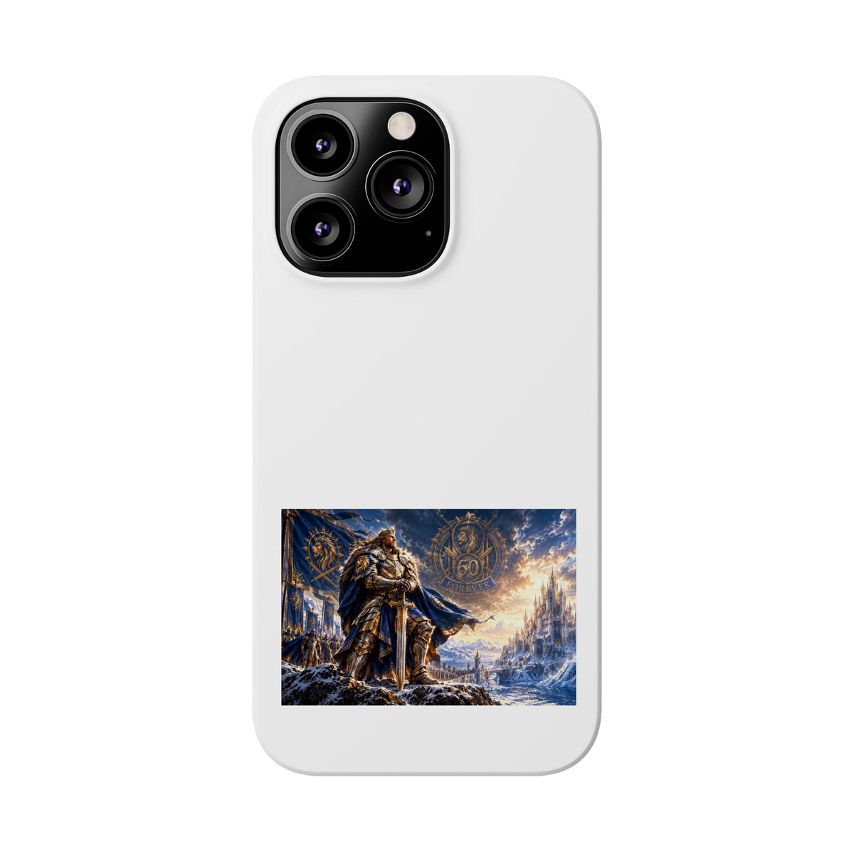 Viking Warrior Slim Phone Case — Norse Saga Art