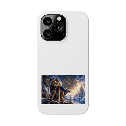 Viking Warrior Slim Phone Case — Norse Saga Art