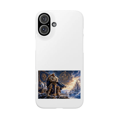 Viking Warrior Slim Phone Case — Norse Saga Art