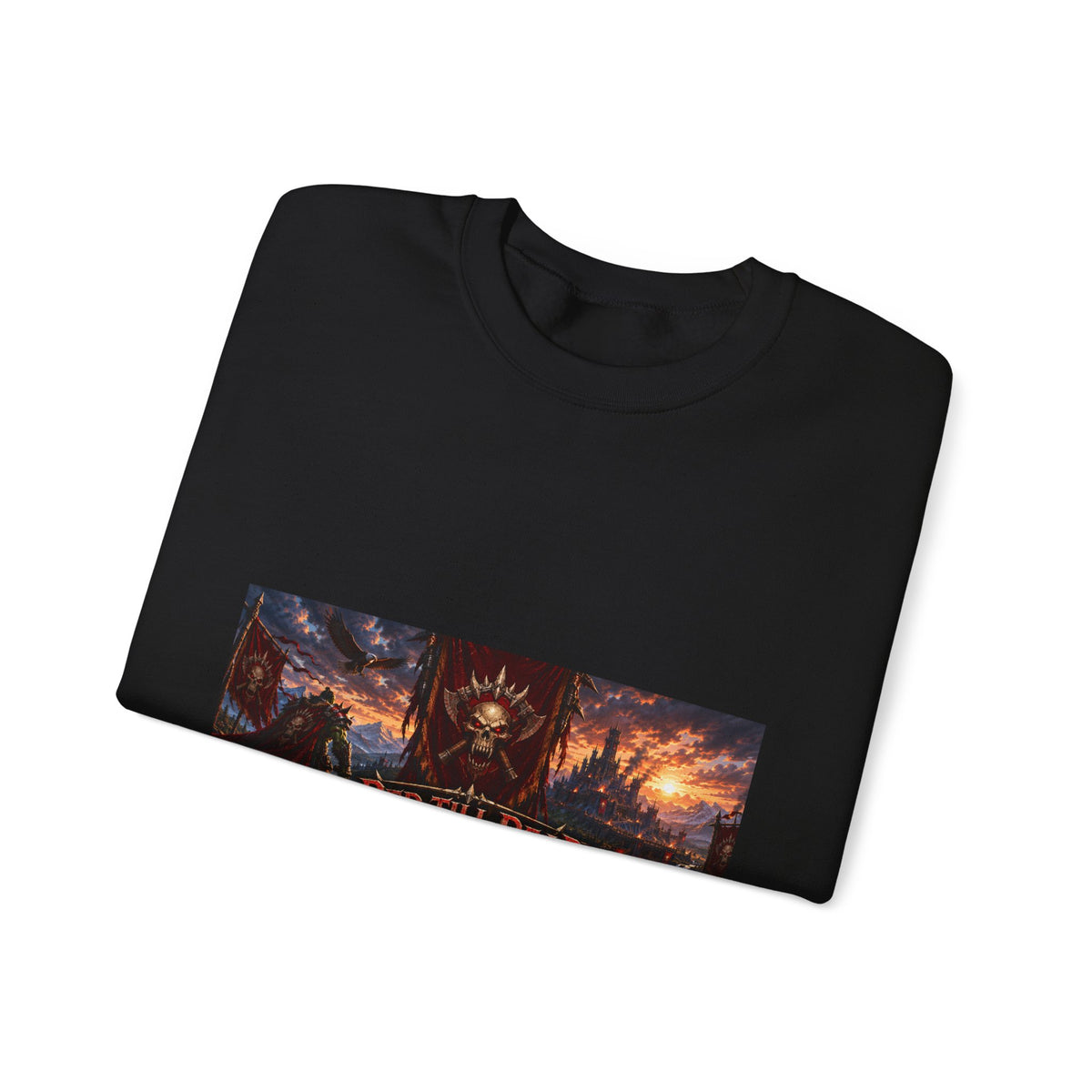 Crewneck Sweatshirt — Red Dead Scenic Game Logo Graphic