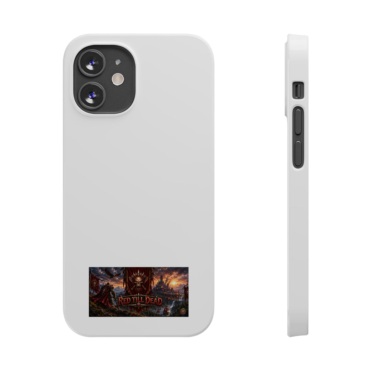 Slim Phone Case — Red Dead Scenic Logo Design