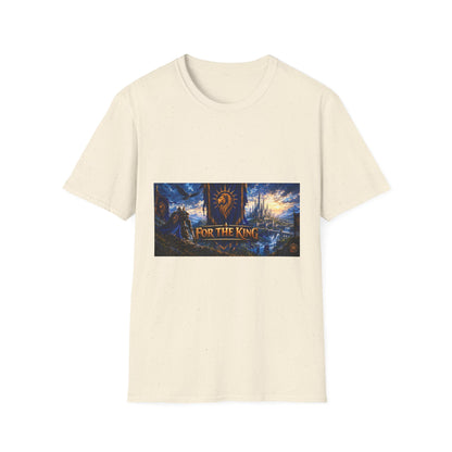 For The King Banner T-Shirt — Fantasy Banner Gaming Tee
