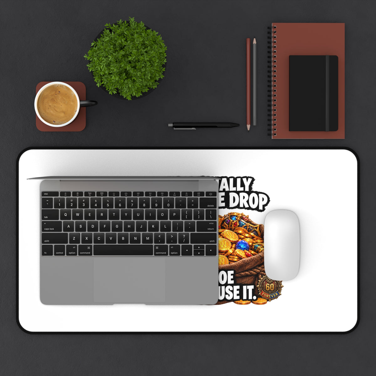 Gamer Desk Mat — "When You Finally Get That Rare Drop… and It’s BoE" Gaming Mouse Pad