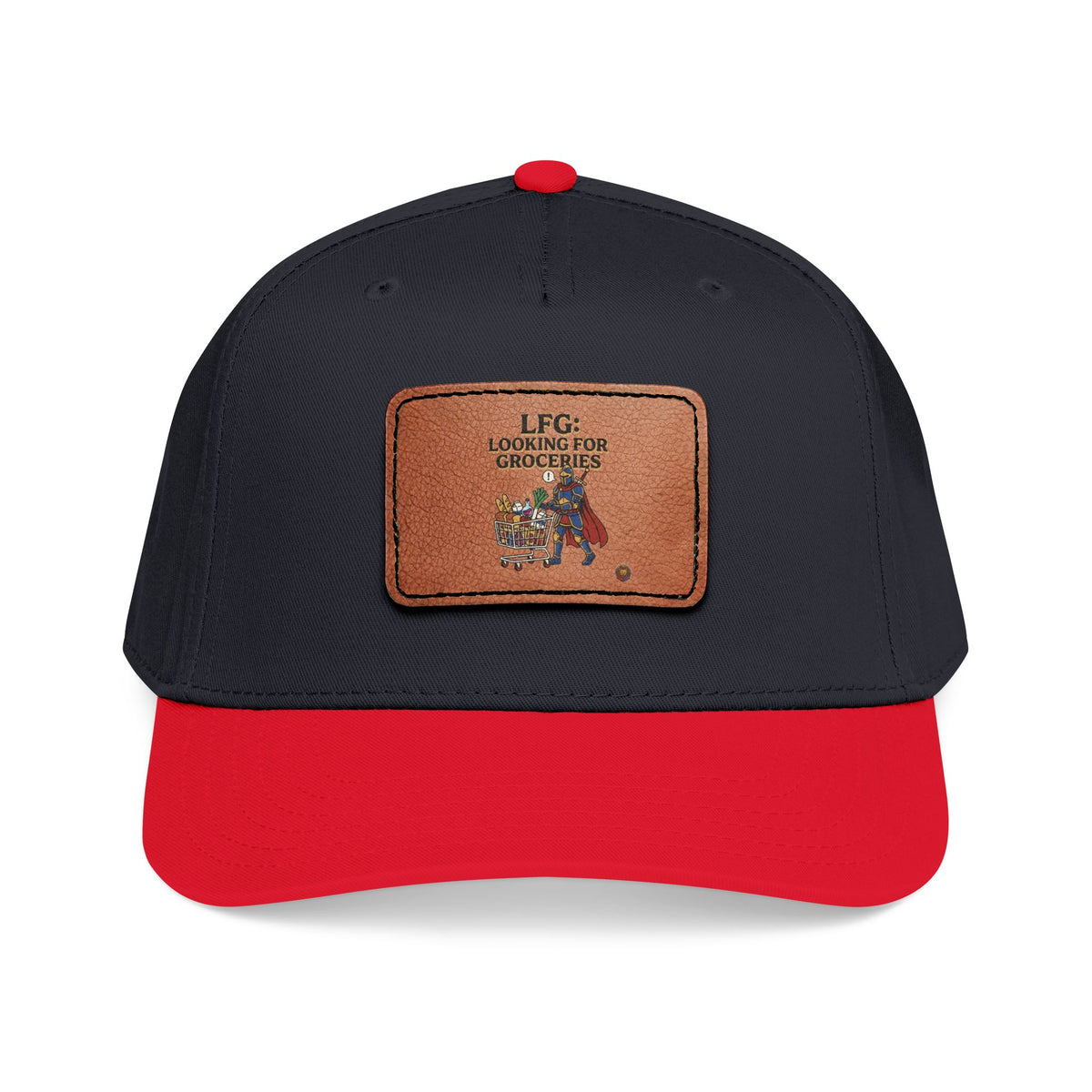 Leather Patch Baseball Cap — 'Need More Greens' Garden Hat