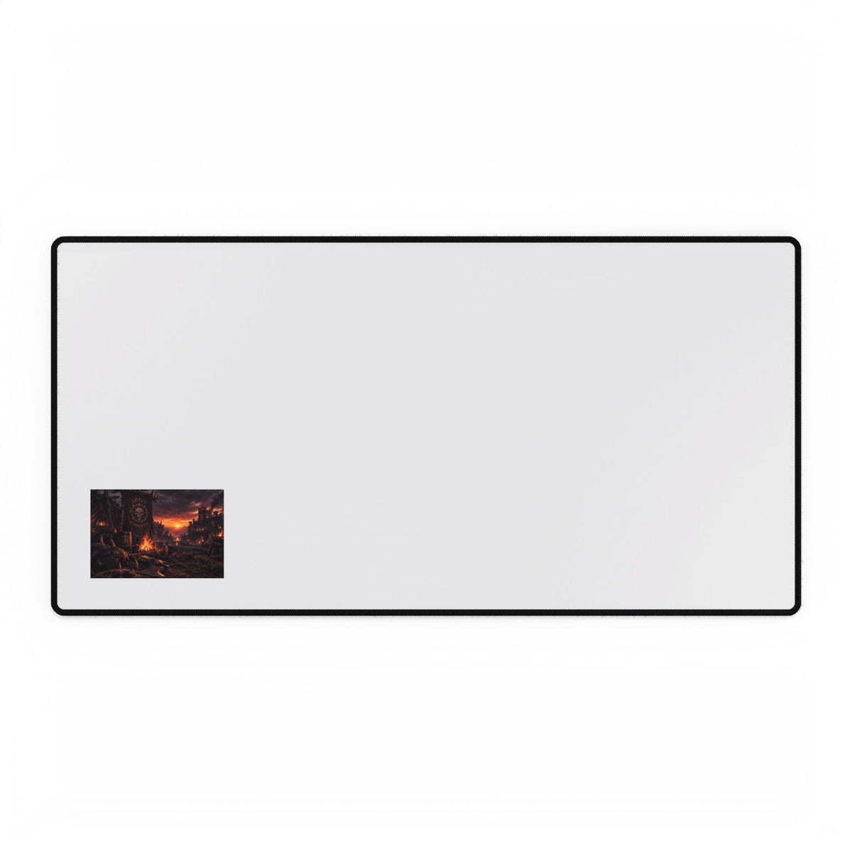 Lava City Gaming Desk Mat — Large RGB Mousepad for PC & Office